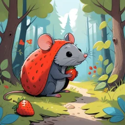 Story image for The Little Mouse, the Red Ripe Strawberry, and the Big Hungry Bear